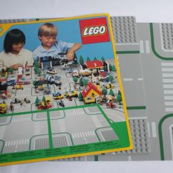 LEGOLAND  6313 2 x Plaques carrefour 1986 Route