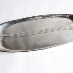 GALLIA CHRISTOFLE Plat Chardons Art Nouveau