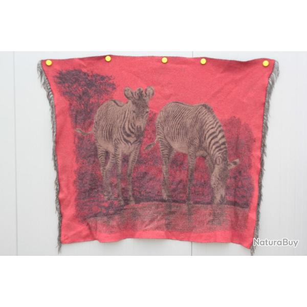 HERMES Plaid Cachemire Z�bres rouge