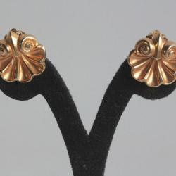 Clips d'oreilles Coquillages MMA 1990 SEDUE Metropolitan Museum Art