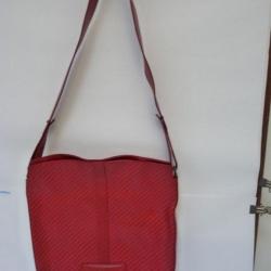 Sac &agrave; main LANCEL rouge
