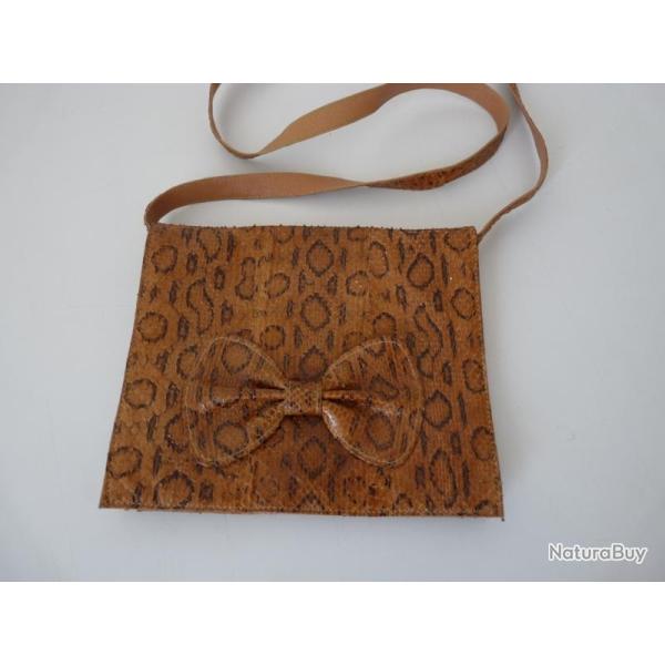 Sac � main de soir�e vintage serpent mode accessoire