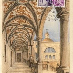 Carte Maximum Palais de Monaco Galerie d'Hercule Exposition Monte Carlo