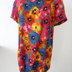 Robe d'été Soie NIPON BOUTIQUE vintage