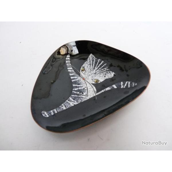 Coupelle design su�dois �maill� Chat