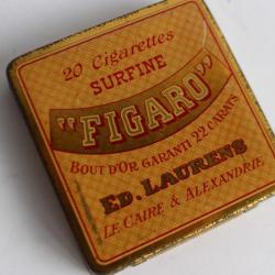 Boite a cigarettes ED.LAURENS Figaro(vide) tabac objets du fumeur