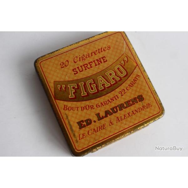 Boite a cigarettes ED.LAURENS Figaro(vide) tabac objets du fumeur