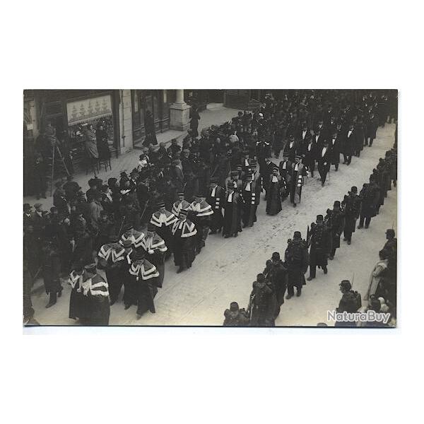 Carte postale H�rault 34 Montpellier D�fil� fun�raire rue de la Loge