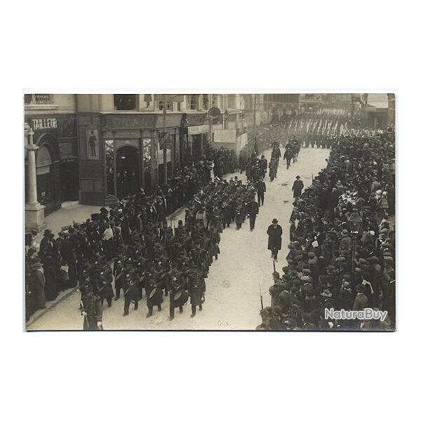 Carte postale H�rault 34 Montpellier D�fil� fun�raire rue de la Loge