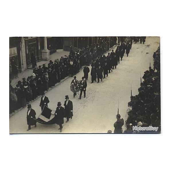 Carte postale H�rault 34 Montpellier D�fil� fun�raire rue de la Loge