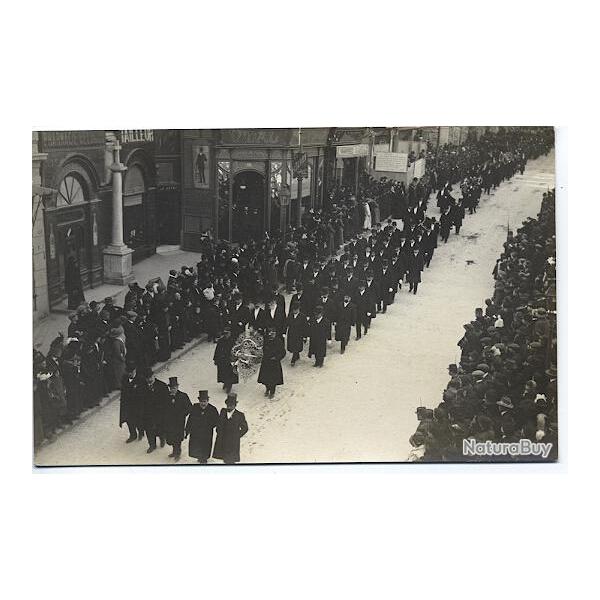 Carte postale H�rault 34 Montpellier D�fil� fun�raire rue de la Loge