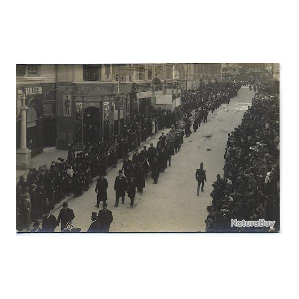 Carte postale H�rault 34 Montpellier D�fil� fun�raire rue de la Loge