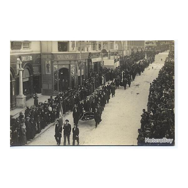 Carte postale H�rault 34 Montpellier D�fil� fun�raire rue de la Loge