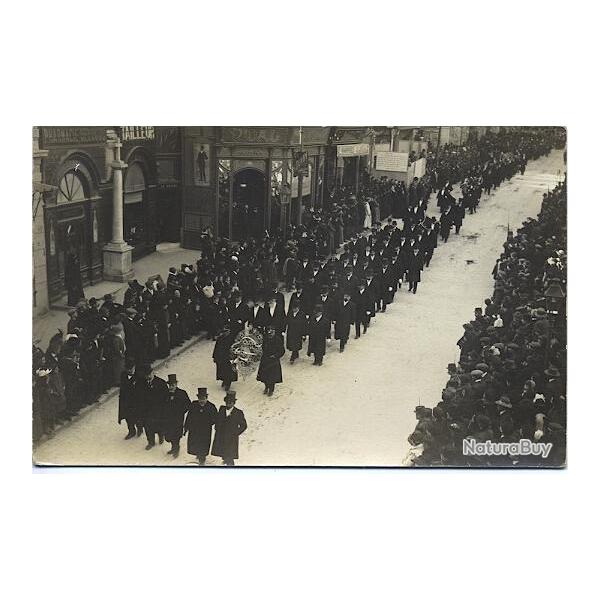 Carte postale H�rault 34 Montpellier D�fil� fun�raire rue de la Loge