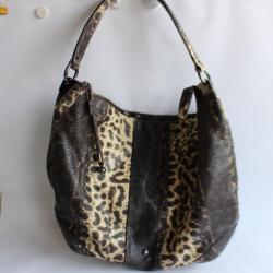 Grand sac à main NAVYBOOT aspect reptile