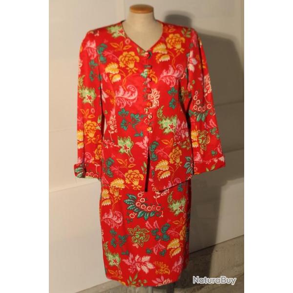 Tailleur jupe ELECTRE vintage