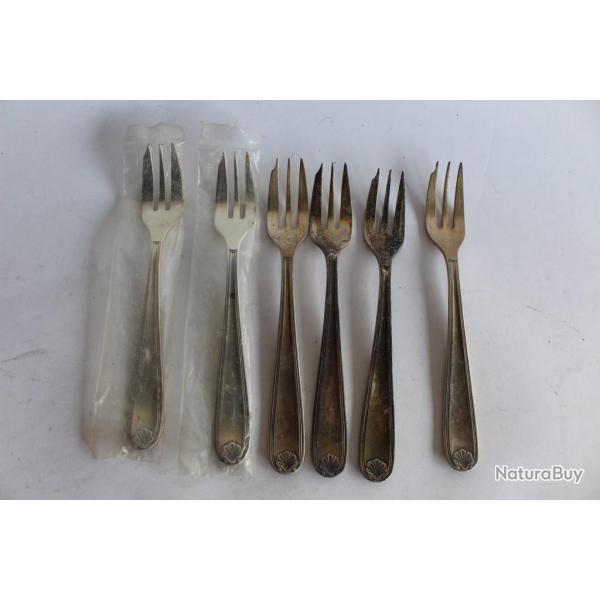 CHRISTOFLE Sept Fourchettes � p�tisserie B�rain