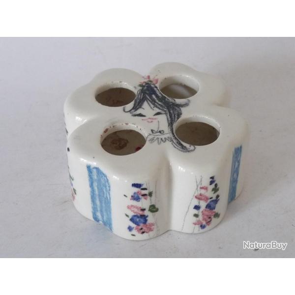 Porte rouge a l�vres c�ramique vintage