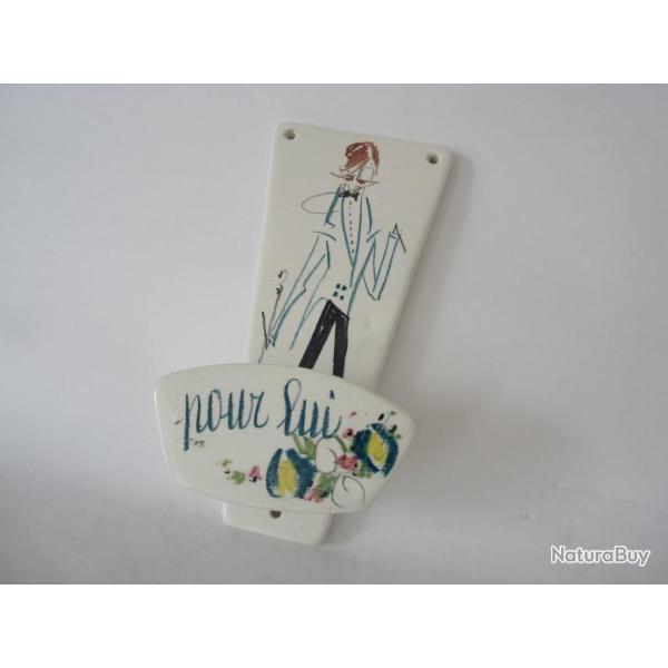 Pat�re c�ramique Homme Pour lui vintage 1960