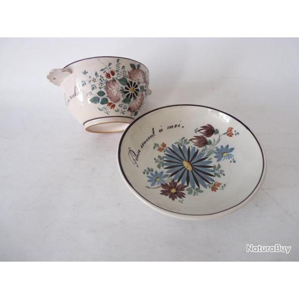 Tasse parlante � oreilles fa�ence  Art de la table