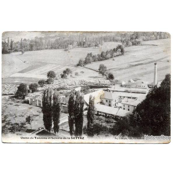 Carte postale Usine et Scieries de la Seyttaz