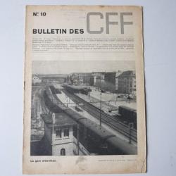 Bulletin Des CFF N&deg;10 Octobre 1942 Magazine Train miniature