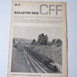 Bulletin Des CFF N&deg;6 Juin 1942 Magazine Train miniature