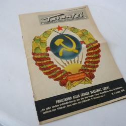 Journal Tarantel 40e anniversaire de la Révolution soviétique