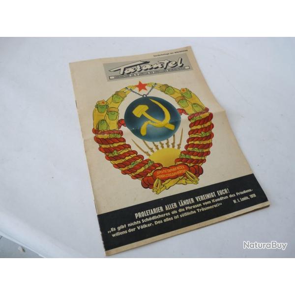 Journal Tarantel 40e anniversaire de la Rvolution sovitique