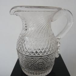 Pichet à crème verre XIXe siècle