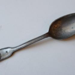 Cuillère étain Art populaire XVIIIe/XIXe