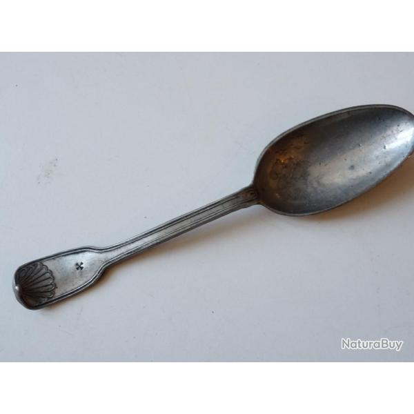 Cuillre tain Art populaire XVIIIe/XIXe