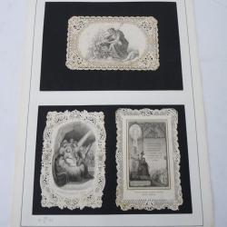 Trois anciennes images religieuses