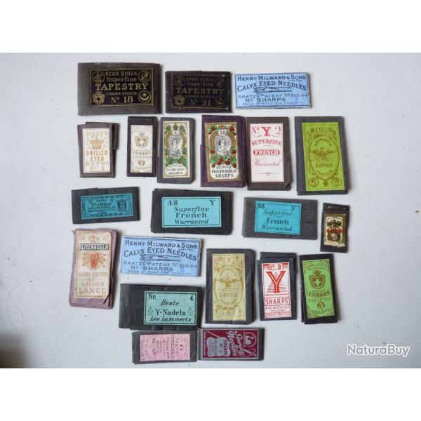Pochettes ( 21 ) Aiguilles  couture broderie