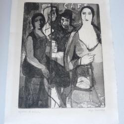 Geavure originale Olga Reiwald épreuve d'artiste