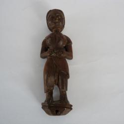Statuette bois sculpté Inde? objets ethnique