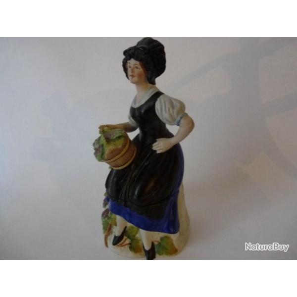 Bo�te bonbonni�re porcelaine vigneronne  Alsacienne vin vigne