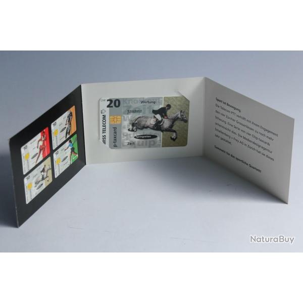 T�l�carte � puce CSI Z�rich Springreiten Suisse 1997