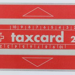 Télécarte L&G Taxcard 20 PTT 108A Suisse 1991
