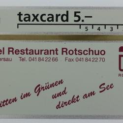 Télécarte L&G dummy Hotel Restaurant Rotschuo Gersau Suisse
