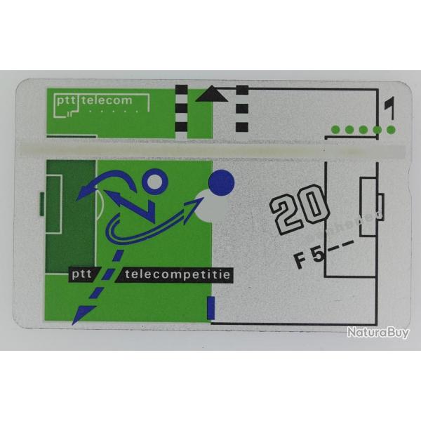 T�l�carte L&G dummy Football PTT Telecompetitie Pays-Bas