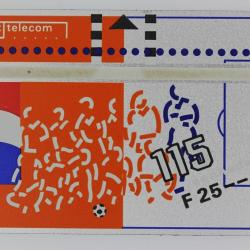 Télécarte L&G dummy Football 1992 Dutch Team Pays-Bas