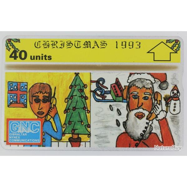Tlcarte L&G dummy Christmas 1993 Gibraltar