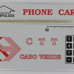 Télécarte L&G dummy CTT Cabo Verde 50 Impulsos Cap Vert
