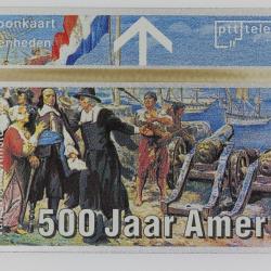 Télécarte L&G dummy 500 Jaar Amerika Pays-Bas