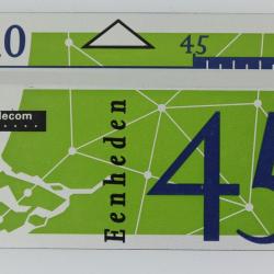 Télécarte L&G dummy Network thin card White back 45 eenheden Pays-Bas