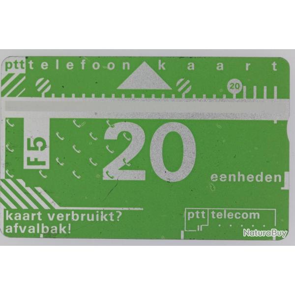 T�l�carte L&G dummy PTT Telecommunicatie 20 eenheden Pays-Bas