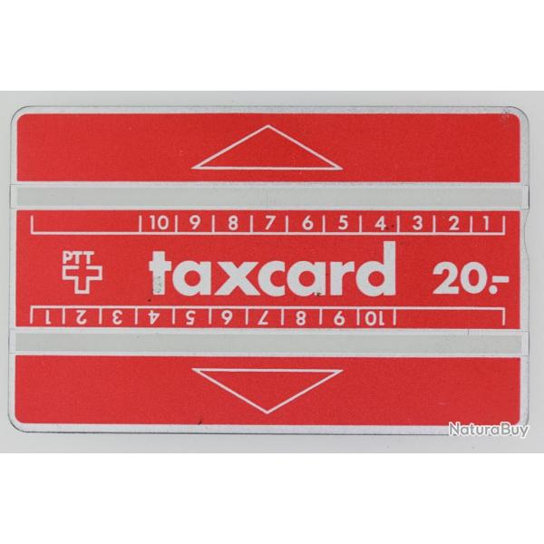 T�l�carte L&G Taxcard 20 PTT Suisse 909A