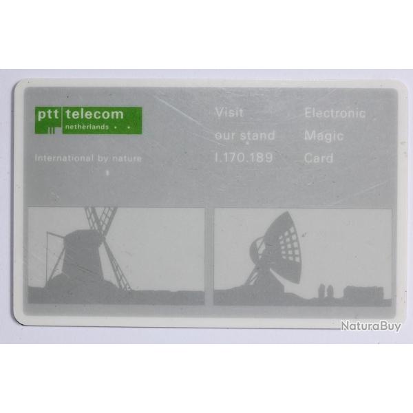 T�l�carte magn�tique PTT Telecom Contest Geneve Pays-Bas 1991