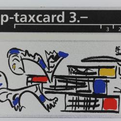 Télécarte L&G dummy Poisson Housi Knecht Keller Fahnen Suisse 1993